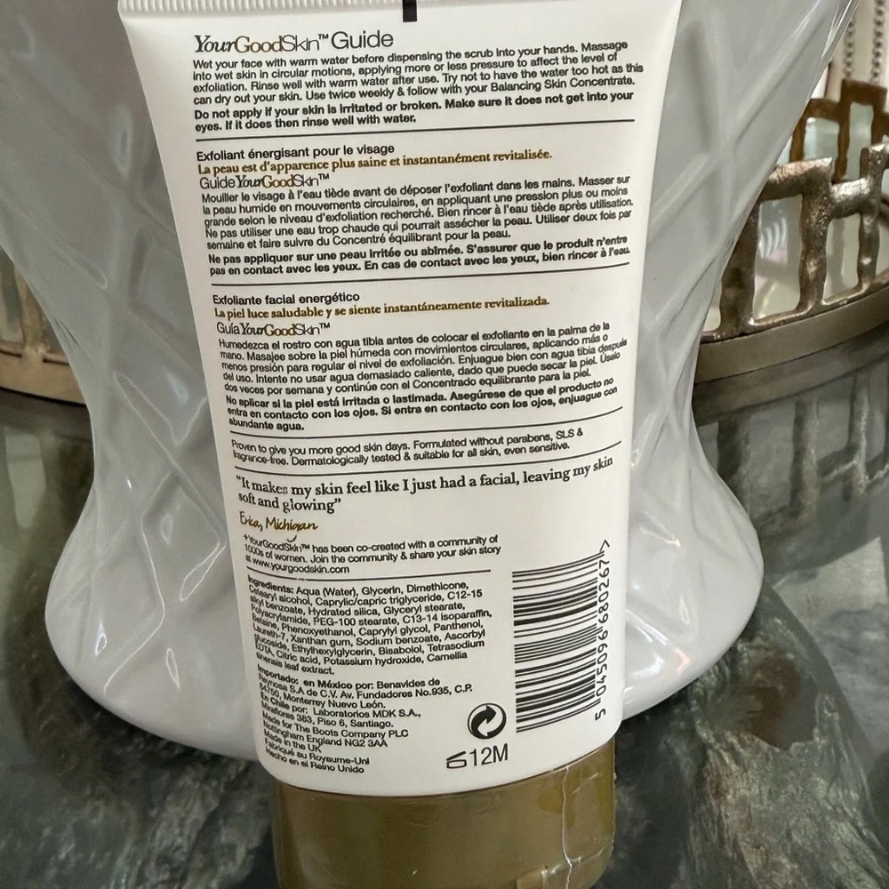 New YourGoodSkin Energizing Facial Scrub, 4.2 fl oz